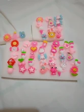 Anillos de dibujos animados ajustables OOTDTY de 25/50/100 Uds. Para niñas, accesorios de vestir, juguetes de fiesta para niños, regalo bonito para niñas