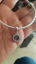 ELESHE-abalorio de plata de ley 925 con foto personalizada, colgante de estrella cuelga, Pulsera Original, regalo de joyería