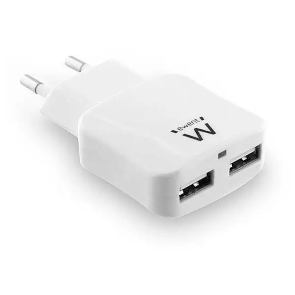 Настенный Зарядное устройство 2 в 1 Ewent EW1302 5V 2.4A 12 Вт|Зарядки для планшетов| |