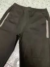 Harem Pants Suit-Trousers Side-Striped Women Ladies Black Autumn Korean Casual Summer