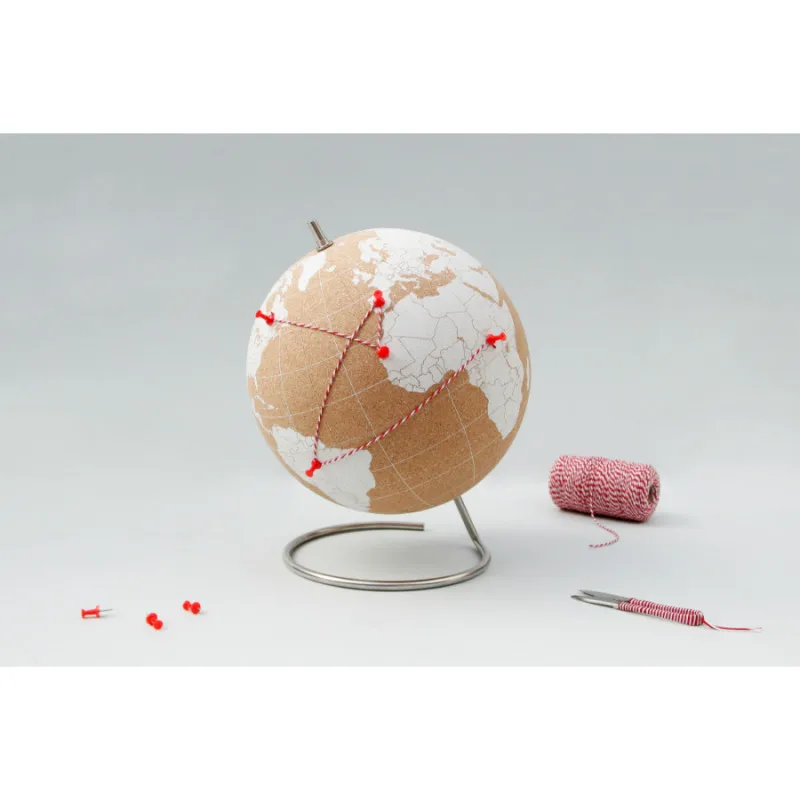 Глобус Cork Globe белый Ø25 см|Глобусы| |