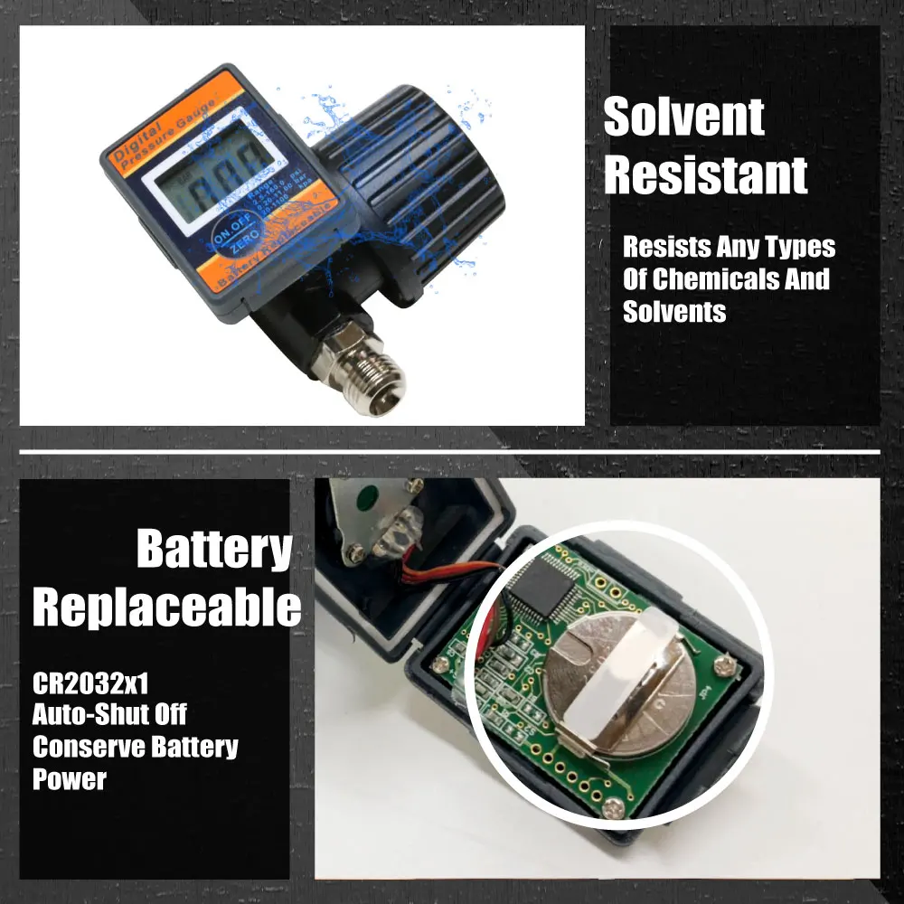 Цифровой Воздушный регулятор LEMATEC пневматический давления Регулятор PSI BAR KPA|digital