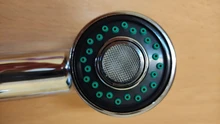 Grifo cromado de repuesto para cocina, cabezal de ducha con pulverizador extraíble, para fregadero de baño, ahorro de agua, acabado cromado, extensión de fregadero