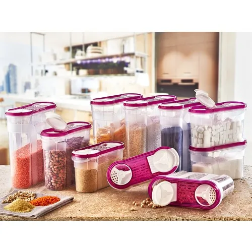 3-Piece Lock & Fresh Rations Storage Container Set for Kitchen