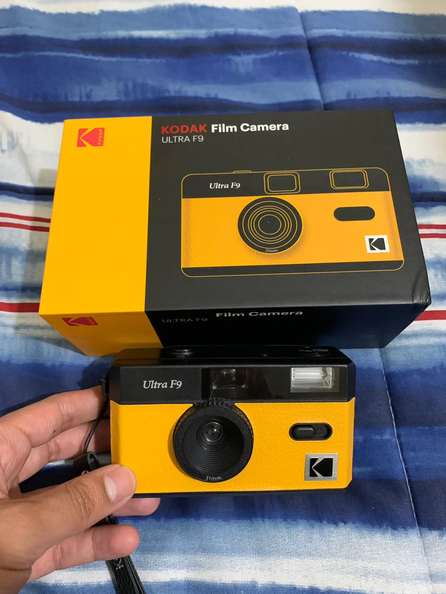 Kodak ultra f9 примеры фото Новая Винтажная ретро-камера KODAK Ultra F9 35 мм многоразовая пленка желтого/те