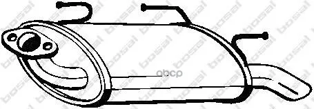 Основной Глушитель Nissan Almera Tino 1.8i 16v 00-03 Bosal арт. 145609