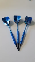 Dardos de punta suave, 14g, punta de lanzamiento, eje para dardos, azul, hermoso, novedad de 2020, 3 uds.