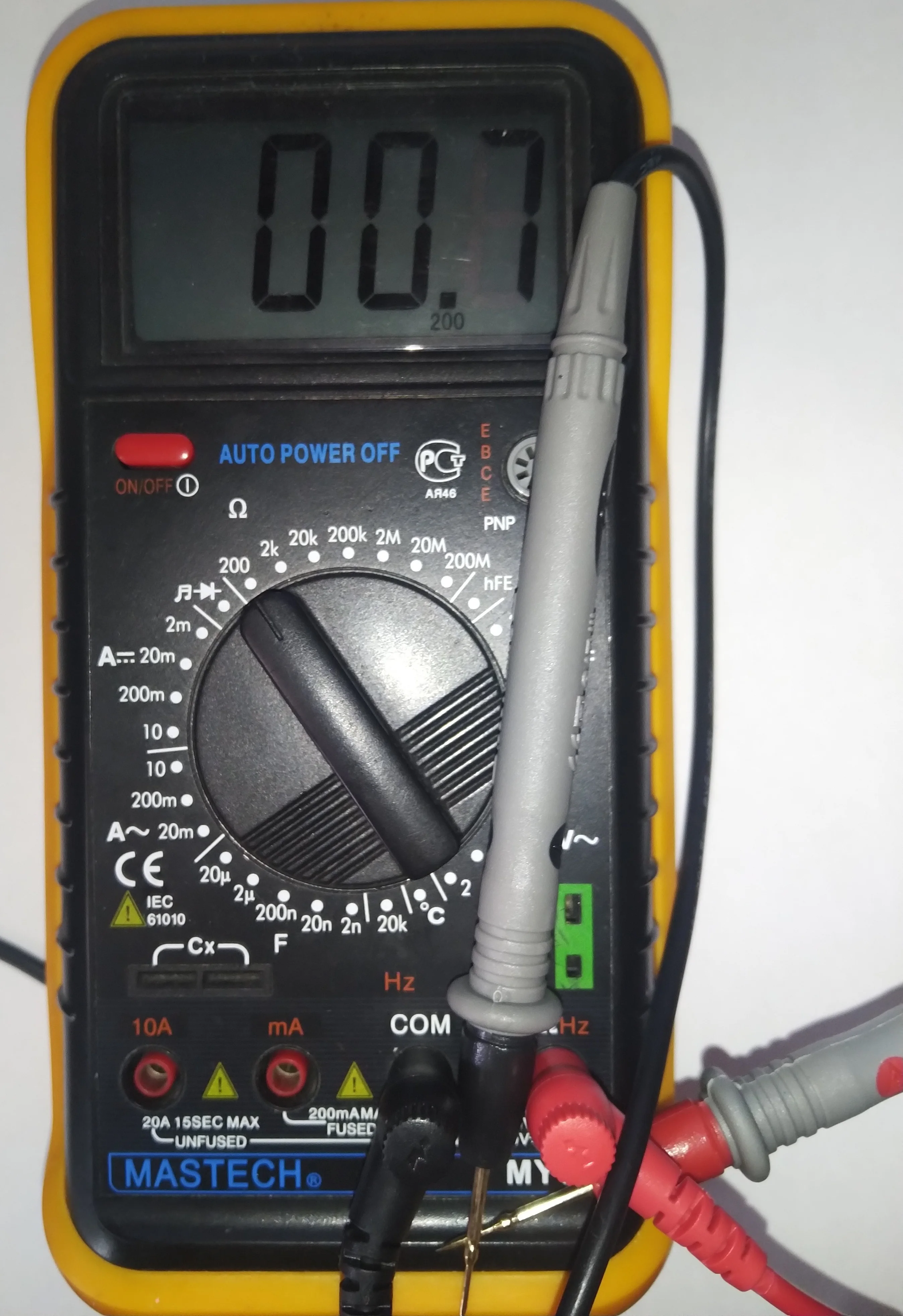 JCD-broche pour sonde multimètre numérique, pointe d'aiguille pour