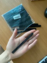 50Pcs Cosmetic Make Up Brush Pen Netting Cover Mesh Sheath Protectors Guards