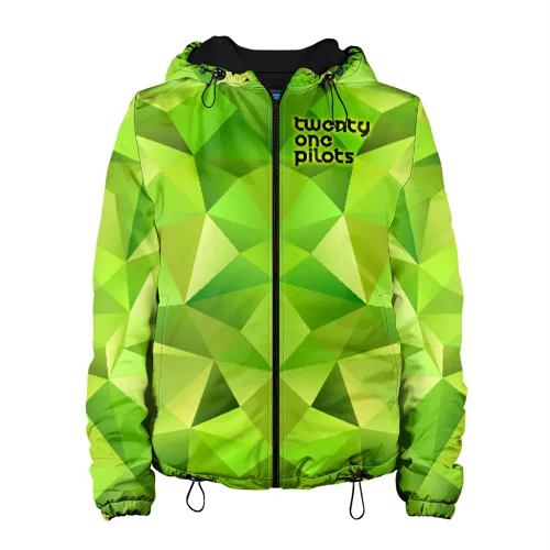 Женская куртка 3D Twenty One Pilots polygonal|Куртки| |