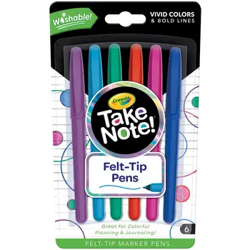 

58-6532 - Take Note! 6 pens marker LavabiliCRAYOLA3.16