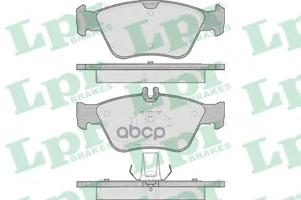 Колодки Тормозные Mercedes W210/W202/C208 2.0-2.8 Передние Lpr 05p409 Lpr арт. 05P409