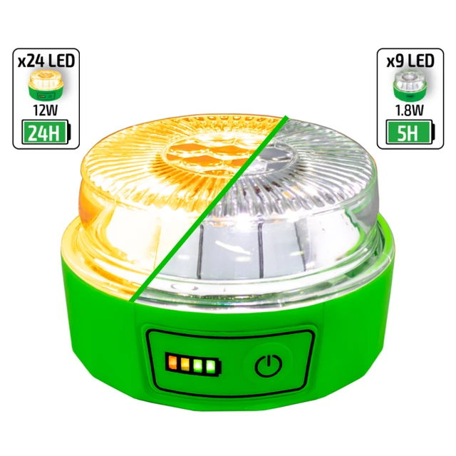 Luz emergencia v16 LED homologada DGT señalización baliza de emergencia  coche. 8434143035780