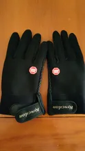 Guantes de ciclismo con soporte de muñeca para invierno, protectores de mano antideslizantes para deportes al aire libre, a prueba de viento, con pantalla táctil