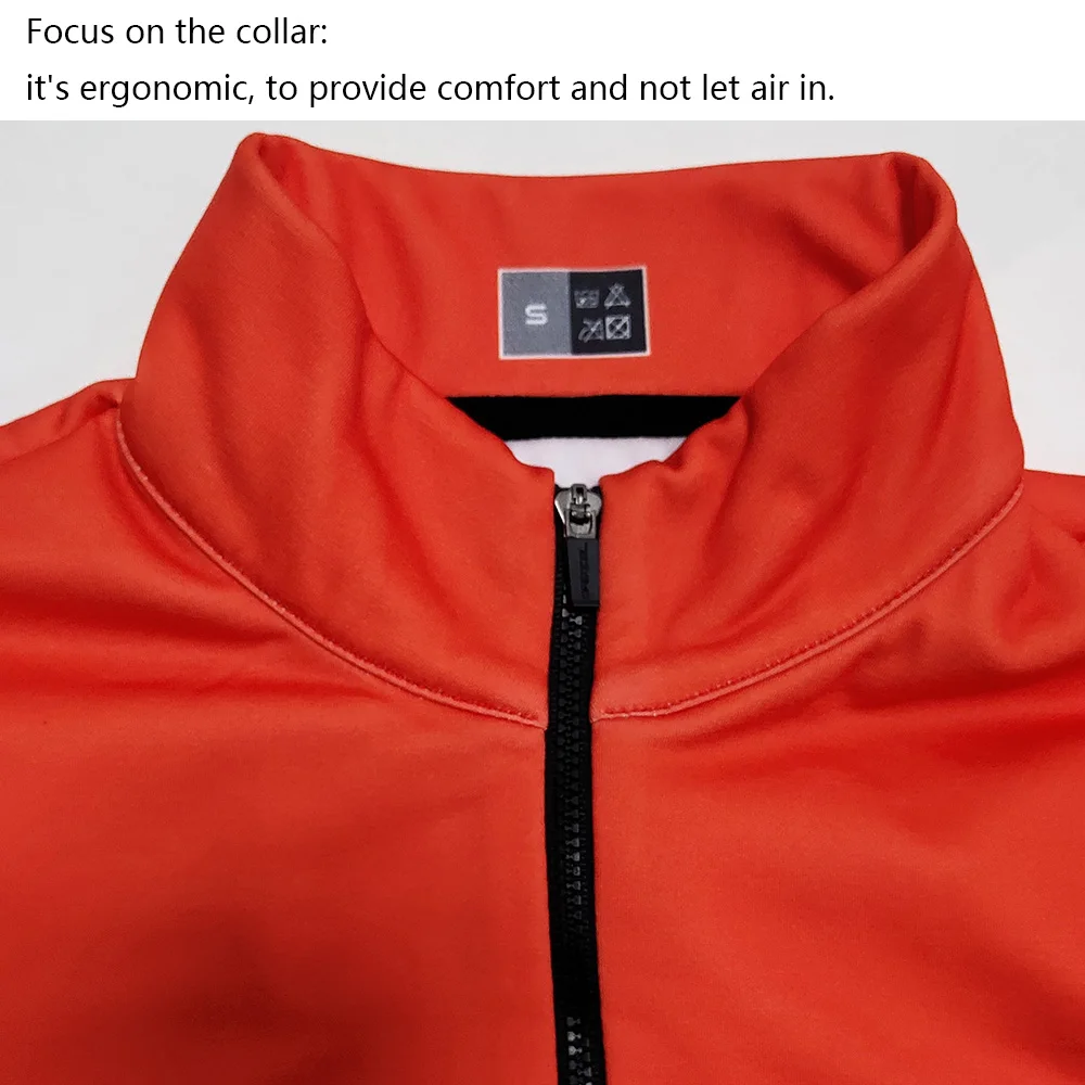 Abbigliamento ciclismo invernale Зимняя Теплая Флисовая футболка с длинным рукавом для велоспорта зимняя одежда для велоспорта wielren kleding heren