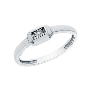 

Gold ring with diamonds sunlight sample 585