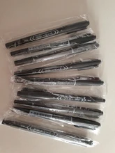 Rotuladores de arte permanentes de colores, 10 Uds. Por Caja, a prueba de agua, doble punta, agenda escolar oleosa, suministros de papelería para cuaderno