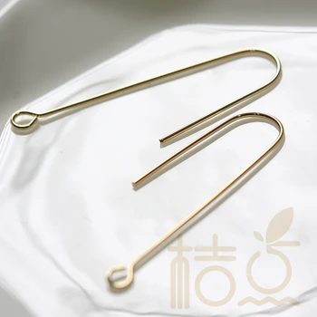 

Brass Base Earring Finding - Earring Hook - Earring Hoop - U Shape 37.1x10.9mm (4150C)