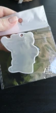 Llavero reflectante de PVC para coche, accesorios de regalo para seguridad de tráfico, reflector, bonito oso