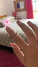 Anillo ajustable Simple con forma de luna y sol para mujer, sortija de aniversario de boda, regalo de joyería para el Día de San Valentín romántico de Corea