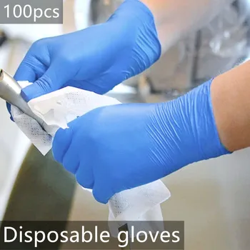 

20/100pcs High Quality Disposable Latex Gloves Household User-friendly Design Comfortable Wearing Four Size Optional
