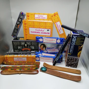 

SATYA SUPER HIT incense, GOLOKA NAG CHAMPA, SATYA NAG CHAMPA, PADMINI SPIRITUAL GUIDE + 12 assorted tablets