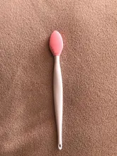 ¡Producto en oferta! 1 unidad de cepillo de silicona suave de mano para el cuidado de la cara exfoliador removedor de espinillas masajeador y limpiador Facial cepillo herramientas de maquillaje