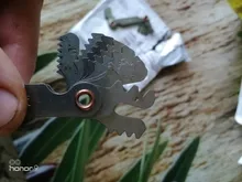 NICEYARD-herramienta de medición métrica y de paso blanqueador, tornillo plegable de 60 y 55 grados, medidor de hilo, 20 cuchillas de Metal