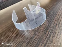 Plantilla de cejas semipermanente reutilizable, maquillaje, Microblading, medida, regla para tatuaje, moldeador, plantilla, herramientas de maquillaje