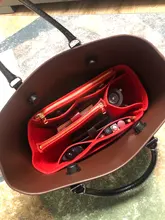 Insert-Bag Makeup-Organizer Storage Toiletry Travel Womens New Girl Popular Felt Multi-Functional