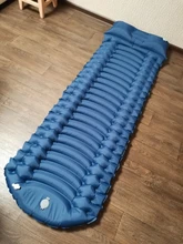 Zomake-esponja a presión con el pie para acampar al aire libre, colchoneta para dormir al aire libre, para senderismo, 200x66cm