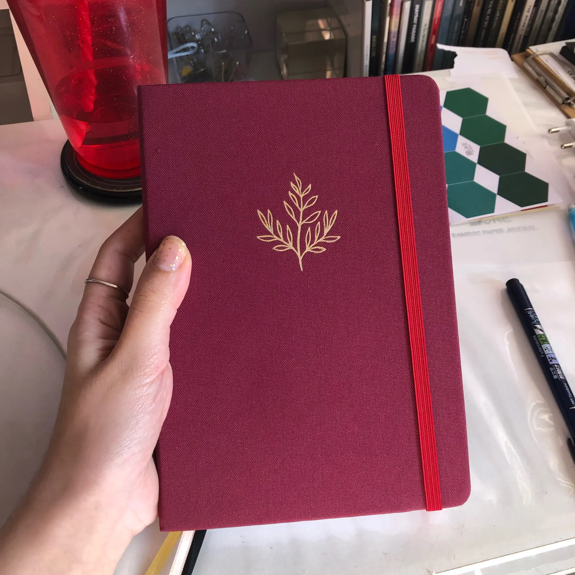 Bamboo Paper 180g Bullet Journal Forest Green Hardcover