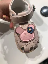 Clibee-Sandalias de gelatina para niñas pequeñas, zapatos ortopédicos clásicos de moda para niños y niñas, zapatos de cuero con luz LED