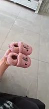 DOGEEK-Zapatillas adorables para bebé, zapatos de cuna de punto para niño y niña, antideslizantes de dibujos animados