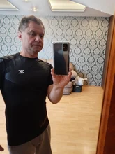 Black Tops Clothing Tee-Shirt Short Skinny Compression Gym Fitness Bodybuilding Workout