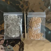 Anillos abiertos de fábrica, 4/5/6/8/10mm, venta al por mayor, collar, pulsera, pendiente, colgante, conectores abiertos, accesorios de fabricación DIY, 100 Uds.