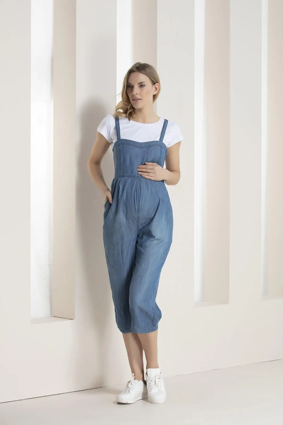 3558-TENCEL Повседневный крой для беременных