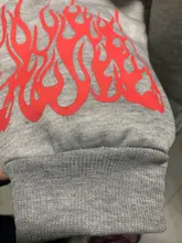 Sudadera con capucha de talla grande para mujer, ropa de calle de estilo coreano harajuku, tops con estampado de manga larga, jerséis de verano