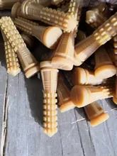 Máquina de eliminación de vello con los dedos para aves de corral, 50 Uds., 9,5 cm, palo de pegamento, desplumador de pollo, material de tendón, varilla de maíz