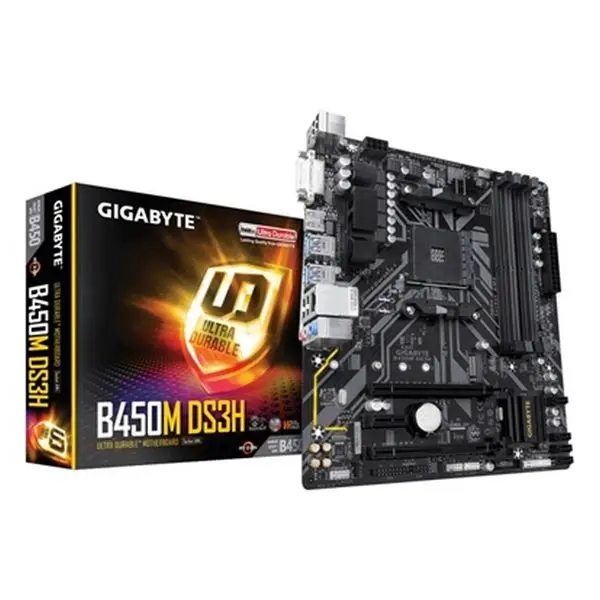  Motherboard Gigabyte GA-B450M DS3H mATX AM4