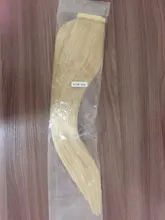 BHF-coleta de cabello humano para mujer, máquina de cabello Remy liso europeo, peinados de coleta, cabello Natural de 100g 100%, cola de caballo con Clip en extensiones