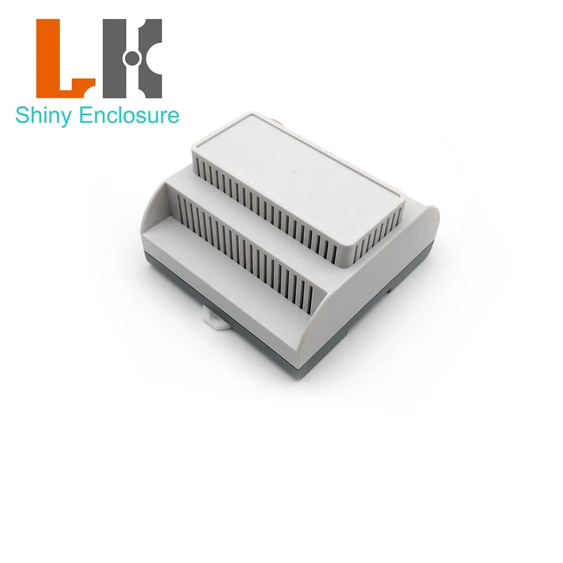 

LK-DR26 Industrial Control System Enclosure 111x108x60mm ABS Plastic Diy Junction Box Case for Din Rail Switch Module Device