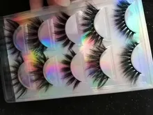 Pestañas postizas 3D de visón de imitación, novedad, 15-25mm, pares 2021, pestañas largas hechas a mano, gruesas, maquillaje, herramientas de extensión de belleza, 5/10