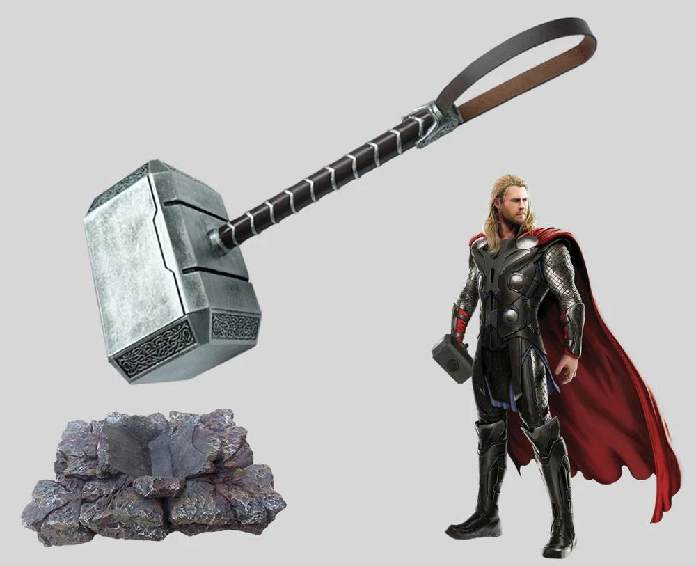 maniac paradijs hiërarchie THOR Mjöllnir Thor's Hammer Marvel movie Hammer|Movie & TV costumes| -  AliExpress