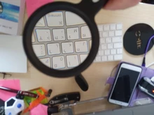 Lupa iluminada Glass-10X lupa de lectura grande de mano con 12 luz LED iluminada para personas mayores, reparación, monedas