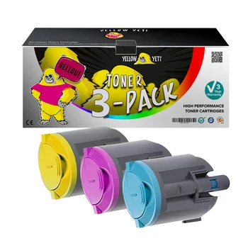 

3pcs Xerox 6110 Color Toner Cartridge Compatible for XEROX Phaser 6110 6110MFP 6110VN 6110N 6110VB Printer