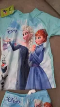 Chico chico baño Niña camiseta Top + corto 2 uds niños playa bañador de baño princesa congelados Elsa Anna Spiderman Minnie Coche