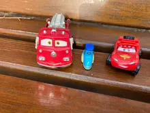 Disney Pixar-Juguetes de los personajes de Cars para niños, coches de juguetes de Cars 2 3, Lightning McQueen, Mater Jackson, Storm Ramirez, 1:55, vehículo fundido a presión, juguete de metal de aleación para chicos
