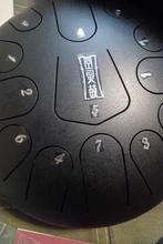 Drum Padded-Drum-Bag Meditation Mallets Steel Yoga 12inch Brand 13-Tone with Pair of