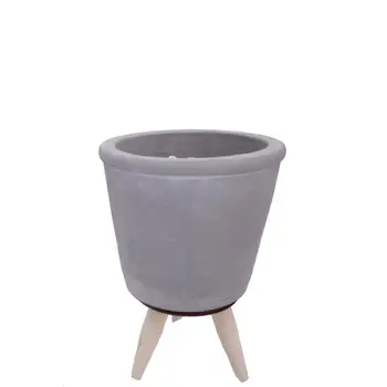 

Ayaklı Konik Mini Saksı (Düz)